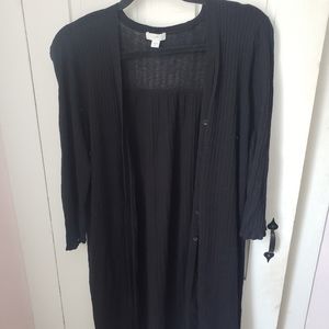 J.Jill black cardigan Medium